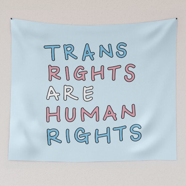 Item preview, Trans Rights are Human Rights Trans Pride designed and sold by ArtliciousHUMAN.