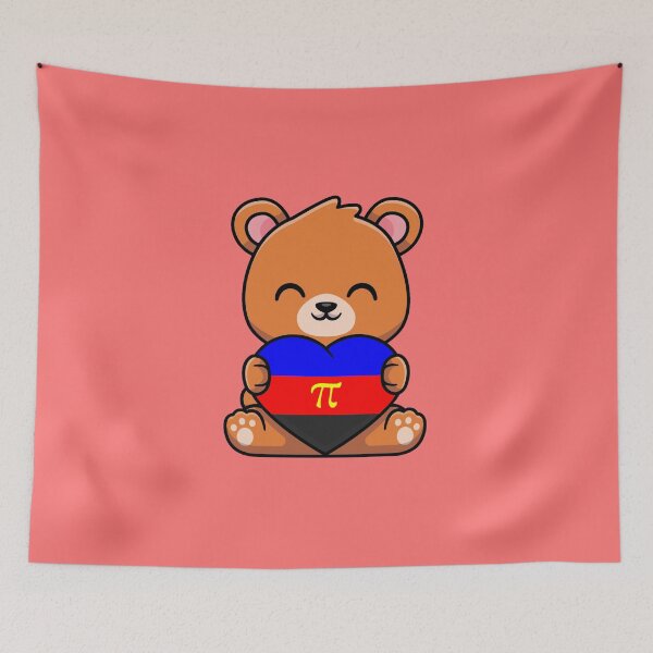 Item preview, Polyamory Pride Teddy Bear designed and sold by everything4eva.