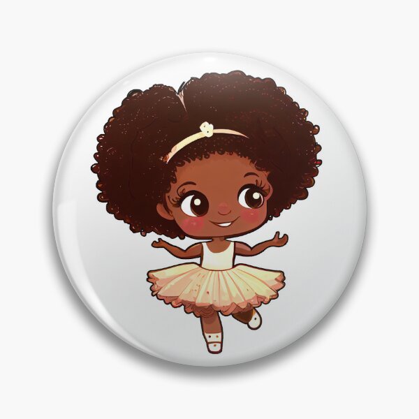 Item preview, Afro american girl dancing ballet designed and sold by Just66.