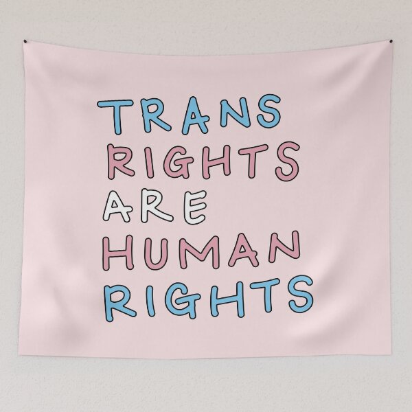 Item preview, Trans Rights are Human Rights Trans Pride designed and sold by ArtliciousHUMAN.