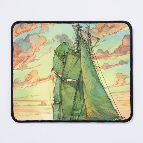 Item preview, Solitude at Sea: A Small Boat in the Vast Ocean designed and sold by Crystal Heaven.