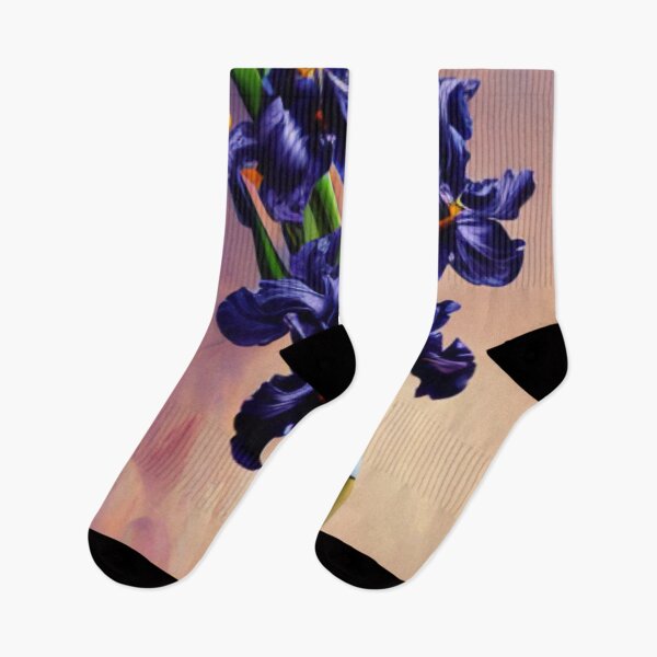 Item preview, Irises Painting - Visual Art Form  designed and sold by HOMEDESIGNPRINT.