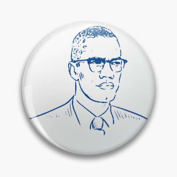 Item preview, Malcolm X designed and sold by Gentle40Winks.