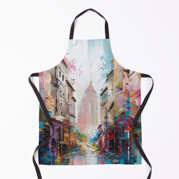 Artikelvorschau, Abstract Cityscape Full Painting entworfen und verkauft von SoloSeal.
