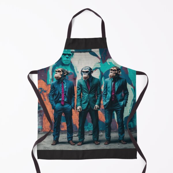 Item preview, Sensation Street Art G-M Designs three human monkeys in a suit designed and sold by G-M-Designs.