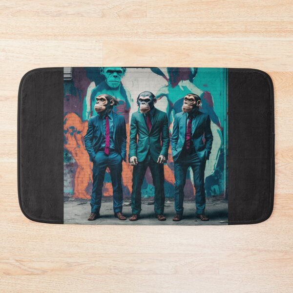 Item preview, Sensation Street Art G-M Designs three human monkeys in a suit designed and sold by G-M-Designs.