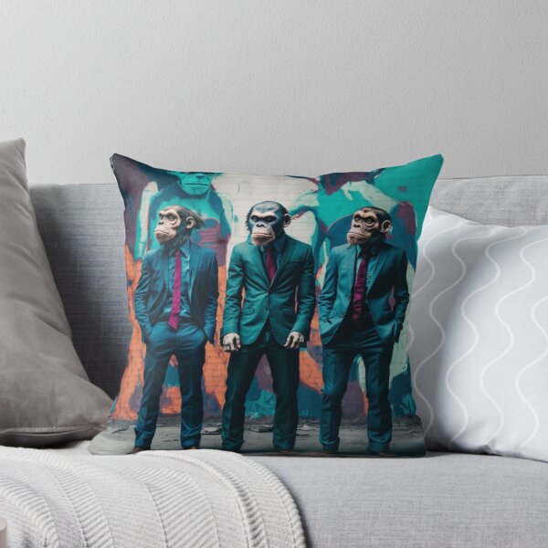 Item preview, Sensation Street Art G-M Designs three human monkeys in a suit designed and sold by G-M-Designs.
