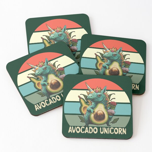 Item preview, Vintage Avocado unicorn  designed and sold by SidTastic .