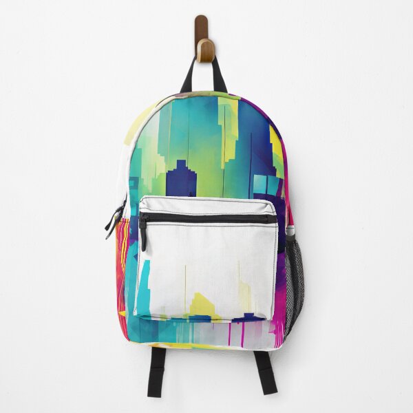 Artikelvorschau, Immersive Abstract Cityscape Painting entworfen und verkauft von SoloSeal.