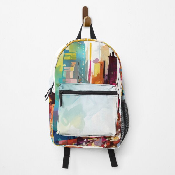 Item preview, City and Skyline Abstract Painting designed and sold by SoloSeal.