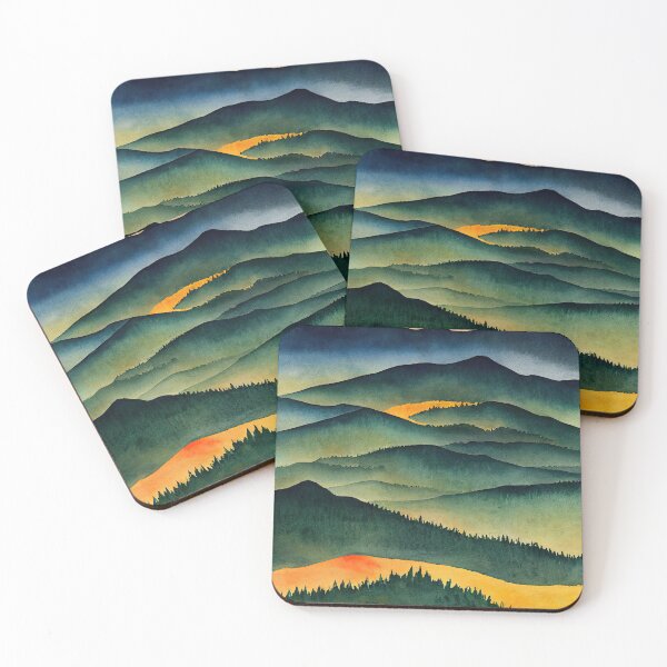 Item preview, Trees and Mountains - quiet peace designed and sold by Piotrek0001.