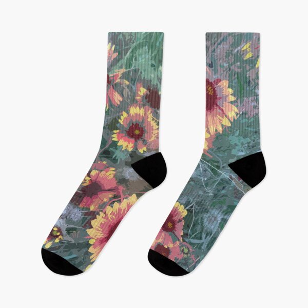 Item preview, Flowers Floral Botanical in the Garden Pretty Colors 1 of 4 designed and sold by Beachy.