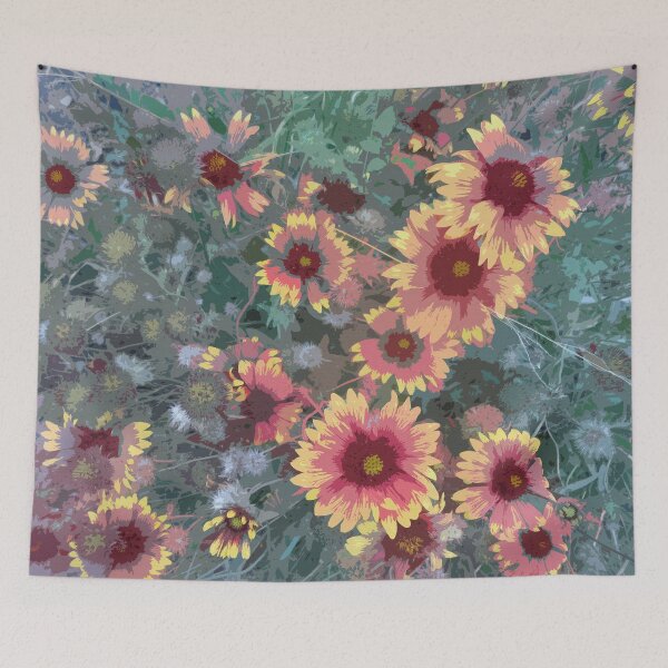 Item preview, Flowers Floral Botanical in the Garden Pretty Colors 1 of 4 designed and sold by Beachy.