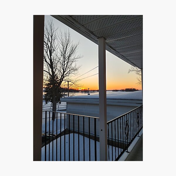 Item preview, Sunset in winter designed and sold by Tacharoons80.