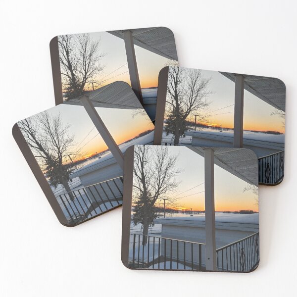 Item preview, Sunset in winter designed and sold by Tacharoons80.