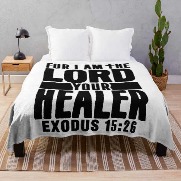 Item preview, Exodus 15:26 For I Am The LORD Your Healer designed and sold by plushism.