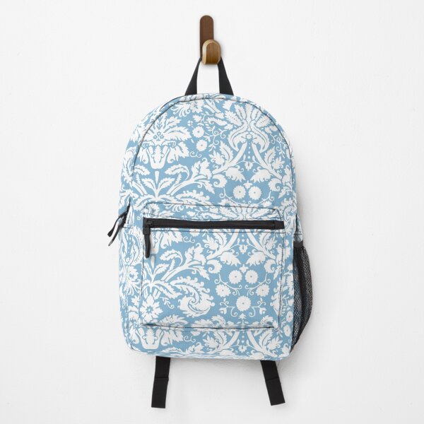 Item preview, Blue Damask Fancy Floral Swirls Classic Pattern designed and sold by inspirationzgal.