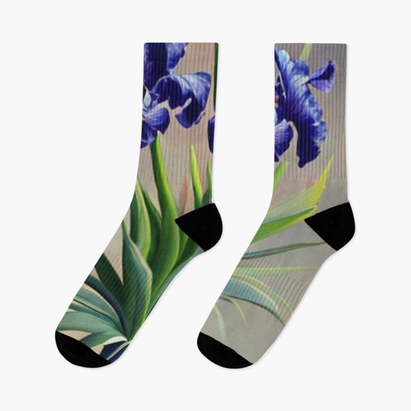 Item preview,  Irises Painting - Visual Art Form  designed and sold by HOMEDESIGNPRINT.