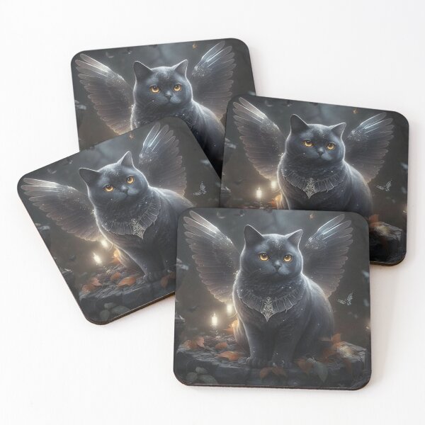 Artikelvorschau, Dark Angel British Shorthair entworfen und verkauft von Nocturne  Paws.