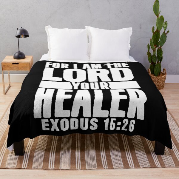 Item preview, Exodus 15:26 For I Am The LORD Your Healer designed and sold by plushism.