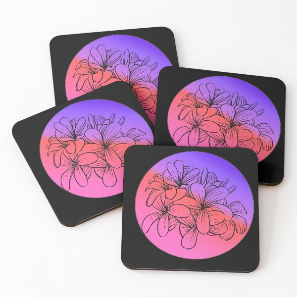 Item preview, Colourful Flower-Black designed and sold by ArtInventory.