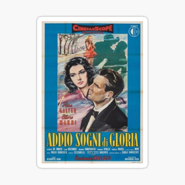 Item preview, Addio sogni di gloria:retro designed and sold by Foxyfoxy2023.