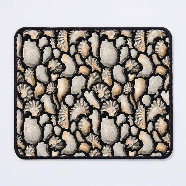 Item preview, Mineral And Fossils Pattern - Grey Stone and Shell Design designed and sold by TMBTM.