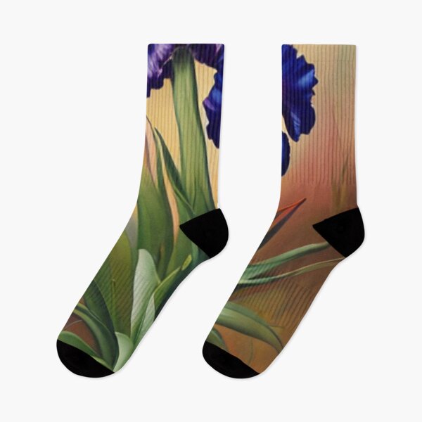 Item preview,   Irises Painting - Visual Art Form  designed and sold by HOMEDESIGNPRINT.