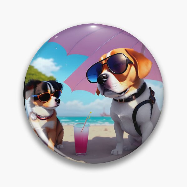 Item preview, Copy of Sandy Paws: A Playful Dog on the Beach designed and sold by sweetiejojo.
