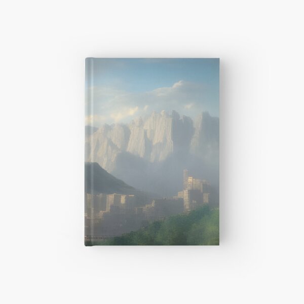 Detailed matte painting Hardcover Journal