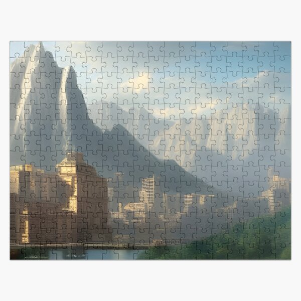 Detailed matte painting, Artificial intelligence art, AI art Jigsaw Puzzle