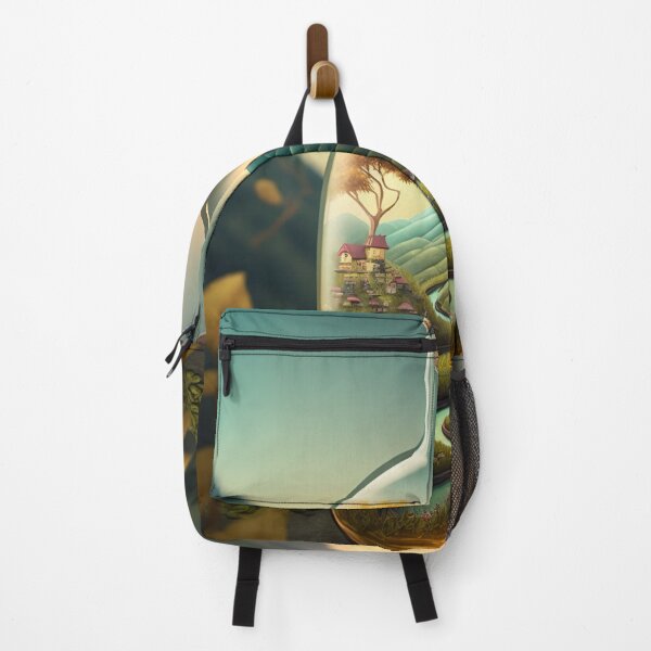 Item preview, Country landscape, mountains, roads, artwork in a glass bottle 5 designed and sold by jetaiart.