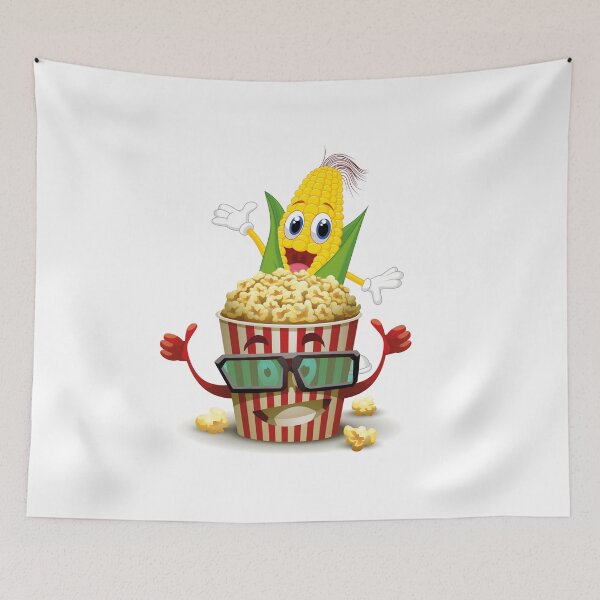 Item preview, popcorn and corn classic t-shirt designed and sold by hachoumy.