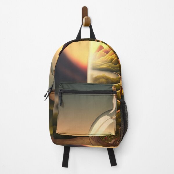 Item preview, Country landscape, mountains, roads, artwork in a glass bottle 7 designed and sold by jetaiart.