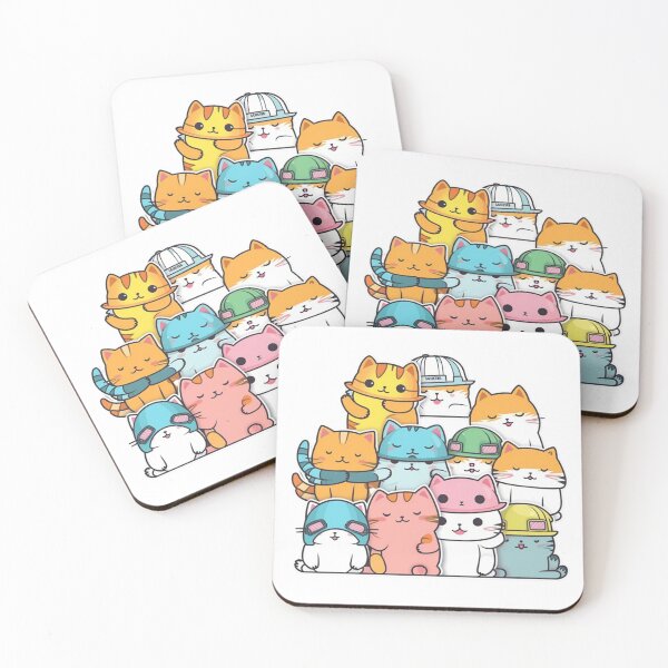Item preview, Catswithhardhats Sticker designed and sold by asurathunder.