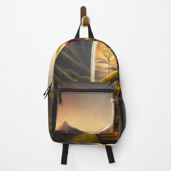 Item preview, Country landscape, mountains, roads, artwork in a glass bottle 8 designed and sold by jetaiart.