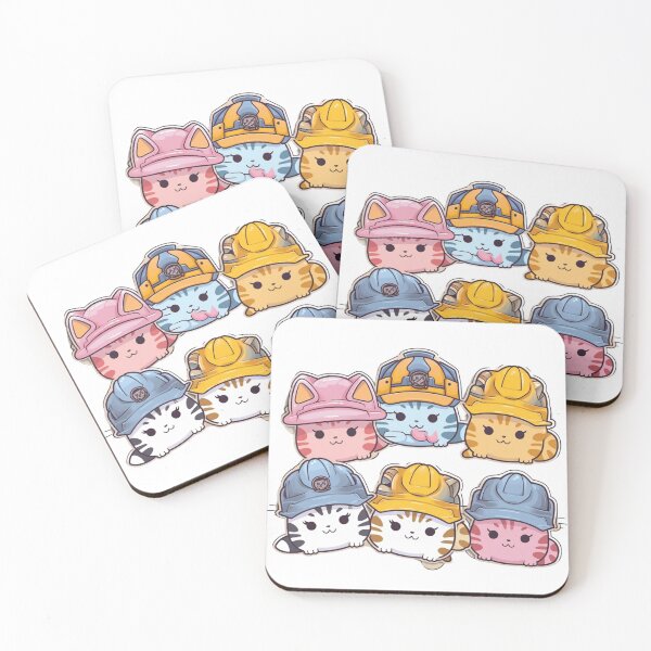 Item preview, Catswithhardhats Sticker designed and sold by asurathunder.