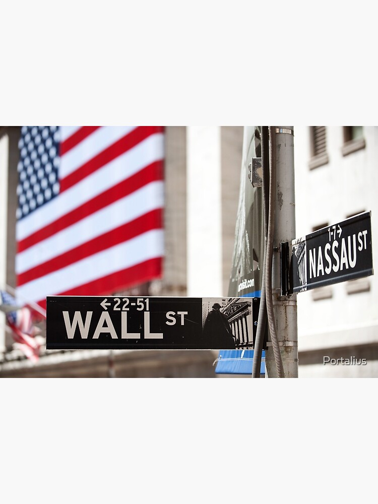 Thumbnail 3 von 3, Poster, New York Wall Street designt und verkauft von Portalius.