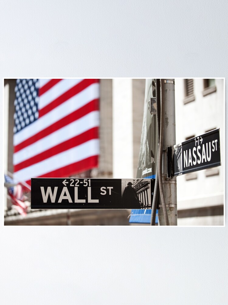 Thumbnail 1 von 3, Poster, New York Wall Street designt und verkauft von Portalius.