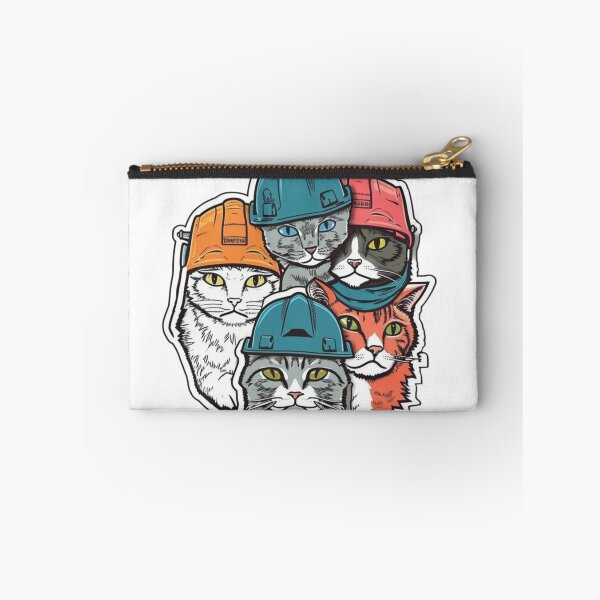 Item preview, Catswithhardhats Sticker designed and sold by asurathunder.