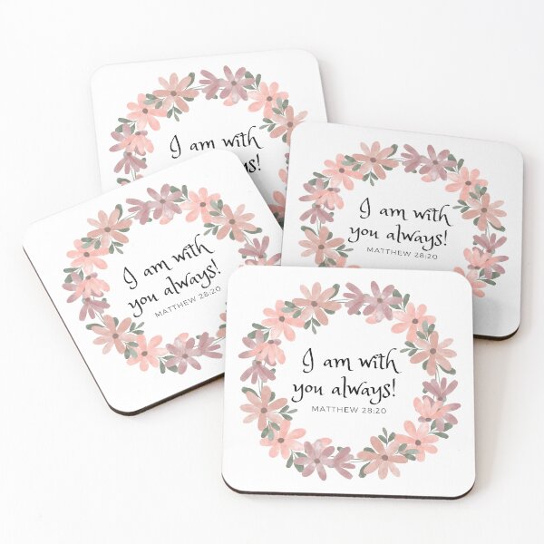 Item preview, Matthew 28:20 - I am always with you designed and sold by FlutterByH.