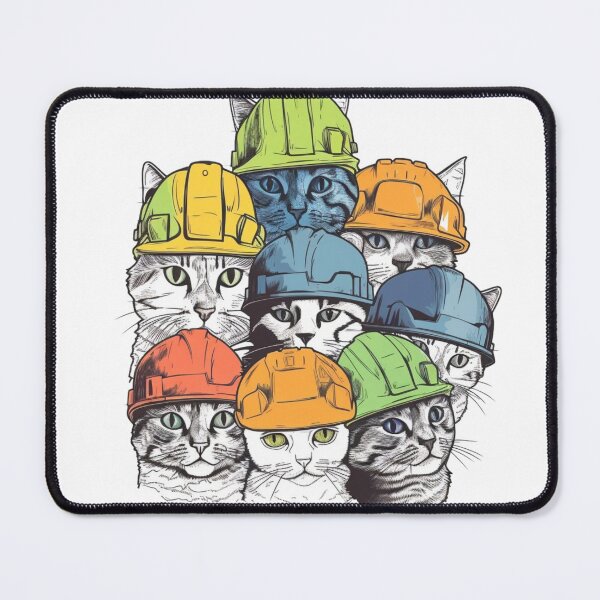 Item preview, Catswithhardhats Sticker designed and sold by asurathunder.