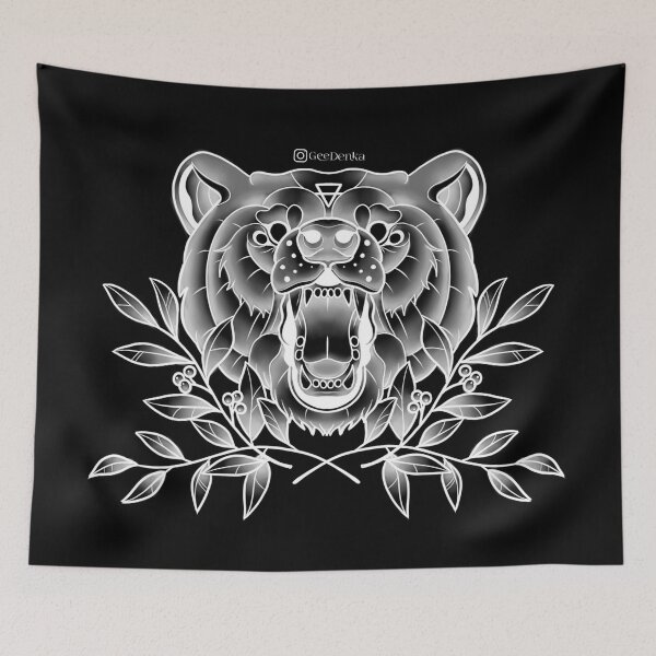 Item preview, NeoTrad Bear Black designed and sold by Geedenka.
