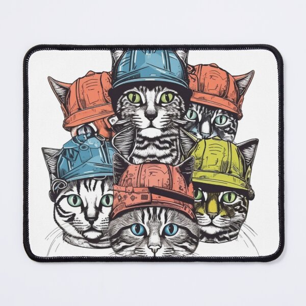 Item preview, Catswithhardhats Sticker designed and sold by asurathunder.
