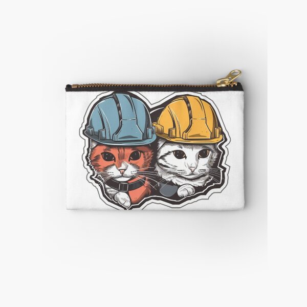 Item preview, Catswithhardhats Sticker designed and sold by asurathunder.
