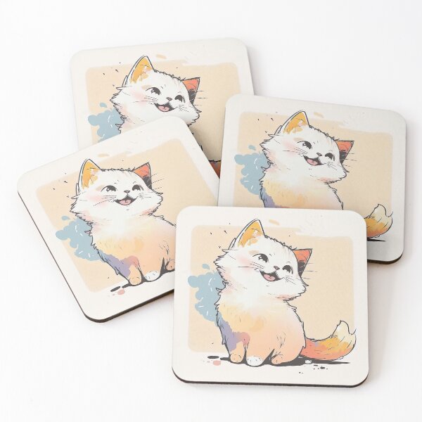 Item preview, Cute Happy Smiling Cat designed and sold by Hibiskusmond.