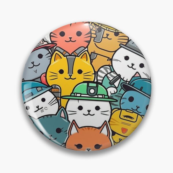 Item preview, Catswithhardhats Sticker designed and sold by asurathunder.