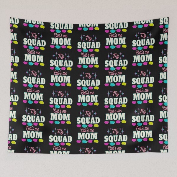 Item preview, My Squad Calls me Mom, Bohemian Mothersday Stepmom , Super Mom Super Wife Mothersday designed and sold by Adri Barnard.