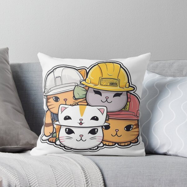 Item preview, Catswithhardhats Sticker designed and sold by asurathunder.