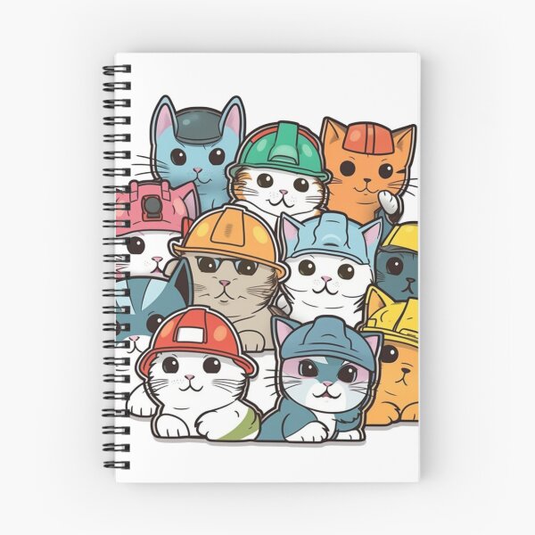 Item preview, Catswithhardhats Sticker designed and sold by asurathunder.